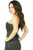 Top Drawer Brocade Steel Boned Corset with Clasp Closure