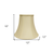 Ivory Monay Shantung Silk Bell Lamp Shade