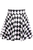 Diamond Print Stretch Lycra Skirt