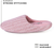 Roxoni Women's Cozy Knit Memory Foam Slippers, Fleece Lined, Indoor Outdoor Rubber Sole