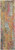 2' X 8' Sunset Abstract Power Loom Non Skid Runner Rug