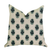 Plutus Cacti Pear in Green and Beige Color Luxury Throw Pillow