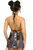 Rainbow Fishnet Pattern PVC Lace-Up Skirt