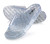 Roxoni Women's Summer Flip Flop Open Toe Jelly Glitter Slide Sandal Slippers