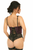Lavish Brocade Open Cup Waist Cincher