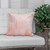 Homeroots Home Decor Quilted Velvet Pink Square Throw Pillow, 20 x 20 x 4 Inches