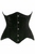 Top Drawer Velvet Double Steel Boned Curvy Cut Waist Cincher Corset