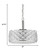 Isabella 4-Light Polished Nickel Drum Pendant With Crystal Accents