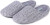 Roxoni Women's Cozy Knit Memory Foam Slippers, Fleece Lined, Indoor Outdoor Rubber Sole