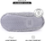 Roxoni Women's Cozy Knit Memory Foam Slippers, Fleece Lined, Indoor Outdoor Rubber Sole