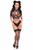 Lavish Hearts Mesh Underwire Cincher with Built In Halter Top