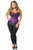 Top Drawer Brocade Steel Boned Corset with Black Eyelash Lace
