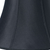 Black Shantung Silk Oval Lamp Shade