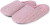 Roxoni Women's Cozy Knit Memory Foam Slippers, Fleece Lined, Indoor Outdoor Rubber Sole