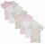 Bambini Girls Pastel Variety Short Sleeve Lap T-shirts  Variety Pack