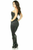 Top Drawer Brocade Steel Boned Corset with Clasp Closure