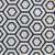 Plutus Myriad Hexagon  Blue and Beige Luxury Throw Pillow