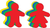Kid Shape Set Assorted Color Small Cut-Outs