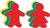 Kid Shape Set Assorted Color Small Cut-Outs