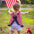 AnnLoren Baby and Big Girls 4th of July Swing Tank Top with Ruffle Trim and Bow