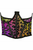 Lavish Animal Print Mesh Open Cup Waist Cincher