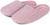 Roxoni Women's Cozy Knit Memory Foam Slippers, Fleece Lined, Indoor Outdoor Rubber Sole