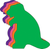 Large Assorted Color Creative Foam Cut-Outs