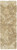 6' Taupe Shag Hand Tufted Runner Rug