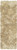 6' Taupe Shag Hand Tufted Runner Rug