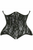 Top Drawer Lace Double Steel Boned Curvy Cut Waist Cincher Corset
