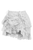 White Lace Ruched Bustle Skirt
