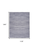 9' X 12' Gray Distressed Washable Area Rug