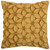 Homeroots Home Decor Yellow Pinwheel Floral Petal Down Throw Pillow, Yellow, 18 x 18 Inches