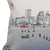 Homeroots Home Decor Seattle Daylight Skyline Lumbar Decorative Pillow, White, 35 Inches