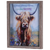 Framed Wall Art Cow Where Flowers Bloom