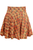 Skulls-Gothic Print Stretch Lycra Skirt