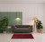 4' X 6' Red And Purple Shag Tufted Handmade Area Rug