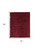 4' X 6' Red And Purple Shag Tufted Handmade Area Rug