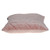 Homeroots Home Decor Pink Chunky Geo Stitched Velvet Decorative Throw Pillow, 20 x 20 Inches
