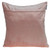 Homeroots Home Decor Pink Chunky Geo Stitched Velvet Decorative Throw Pillow, 20 x 20 Inches
