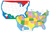 U.S. Practice Map Combo Pack