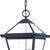 Three Light Bronze Glass Hanging Lantern Light
