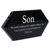 Tabletop Black Tile Son My World Would