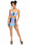 Lavish Holo Bustier & Skirt Set