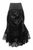 Satin & Lace Gothic Long Hi Low Bustle Skirt