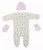 Bambini Sleep-n-Play, Cap and Mittens - 3 Piece Set