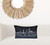 Homeroots Home Decor Cleveland Nighttime Skyline Lumbar Decorative Pillow, Black, 24 Inches