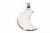 Druzy Chalcedony Moon Pendant