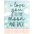 Wall Plaque I Love You To The Moon
