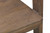 Dark Brown Solid Wood Open Back Dining Arm Chair